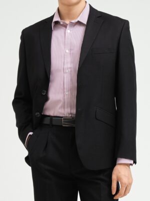 【修身版】黑色極低調線條