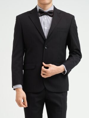 【紳士版】黑底素面線條感