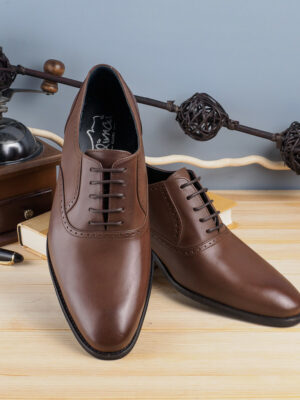i81rw-06 台灣手工皮鞋|經典熱銷・小牛皮牛津鞋 酒紅