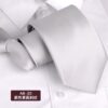 拉鍊領帶｜8公分自動領帶・素面純色系列四款
