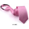 拉鍊領帶｜6公分自動領帶・素面純色.多巴胺色系六款