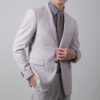【新修身版】極淺灰白成套西裝・白馬王子氣質款