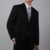 【舊紳士版】黑色成套西裝・經典必備款