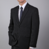 【舊紳士版】鐵灰色成套西裝・彰顯成熟韻味