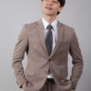 81120-9B-0030 【新修身版】深卡其成套西裝・奶茶色暖男款