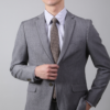 【新修身版】淺灰色成套西裝・商務休閒百搭款