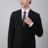 【新修身版】黑色成套西裝・新鮮人必備經典款