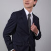 【新紳士版】深藍格成套西裝・低調雅緻質感款