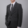 【新紳士版】中灰成套西裝・沈穩質感款