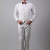 【新修身版】白色成套西裝・淨白氣質款
