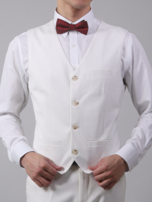 【新修身版】白色成套西裝・淨白氣質款