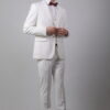 【新修身版】白色成套西裝・淨白氣質款