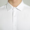 免燙白色襯衫・柔軟彈性佳・小領設計