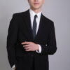【新紳士版】黑色經典素面成套西裝・經典不敗款