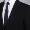 【新紳士版】黑色經典素面成套西裝・經典不敗款