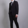 【新紳士版】碳黑內斂素面成套西裝・氣質暖男款