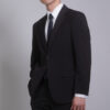 【新紳士版】碳黑內斂素面成套西裝・氣質暖男款