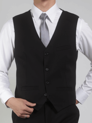 【新紳士版】黑色背心・經典正式款