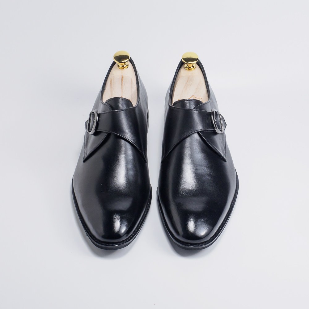 台灣手工皮鞋|經典熱銷・簡約魅力小牛皮孟克鞋:圖片 2