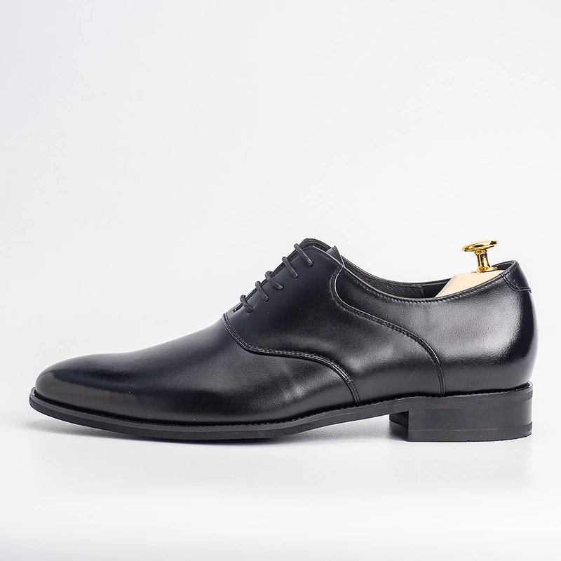 台灣手工皮鞋|經典熱銷・繫帶小牛皮鞍部牛津鞋:圖片 4