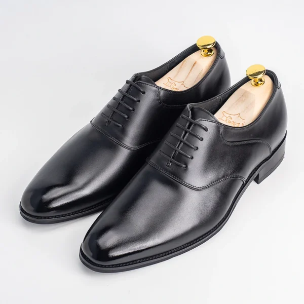 台灣手工皮鞋｜經典熱銷・繫帶小牛皮鞍部牛津鞋