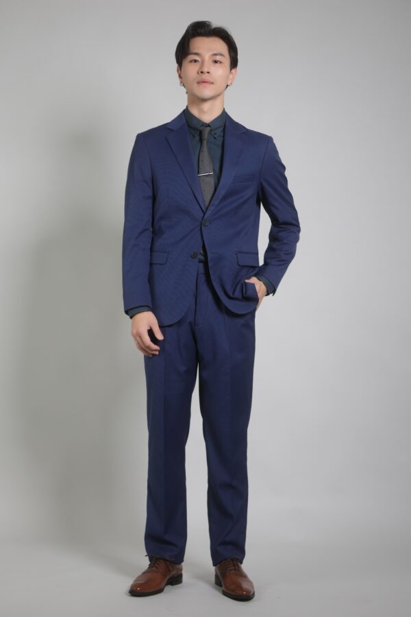 【新紳士版】海軍藍成套西裝・端莊大氣款