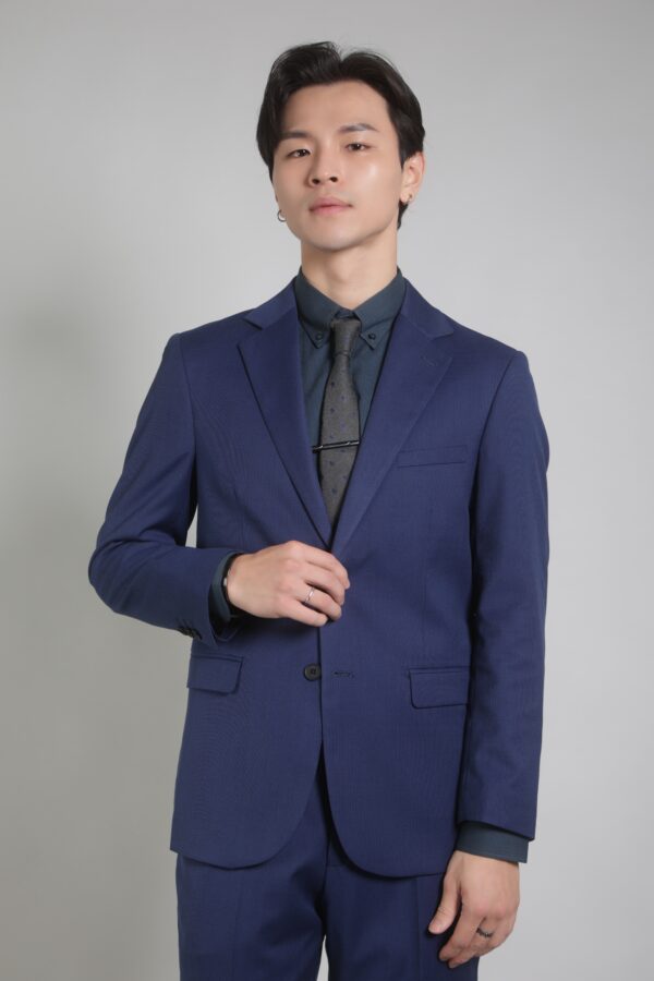【新紳士版】海軍藍成套西裝・端莊大氣款
