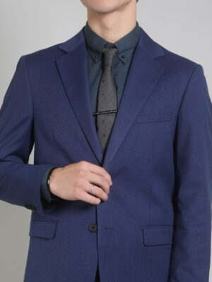 【新紳士版】海軍藍成套西裝・端莊大氣款