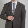 【新修身版】炭灰成套西裝・劍領設計・冷峻高雅款