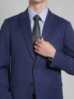 【新修身版】海軍藍成套西裝・劍領設計・卓越不凡款