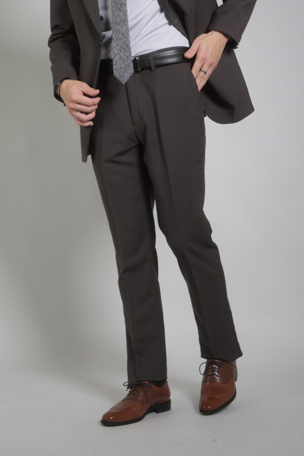 修身平面西裝褲・時尚新色・絕佳手感