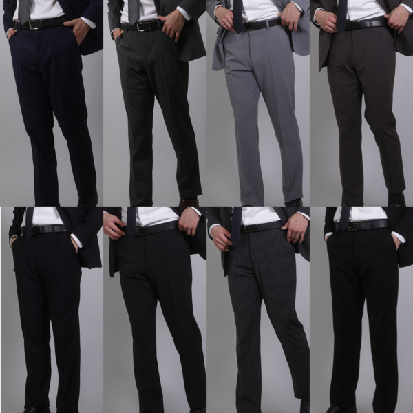 直筒平面西裝褲・成熟穩重・簡約大氣