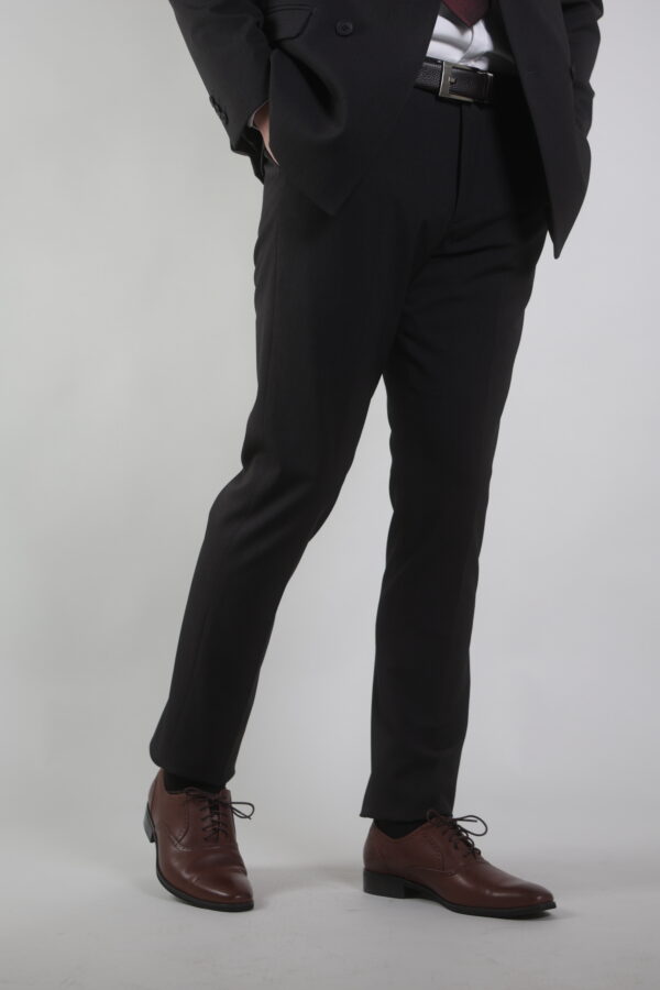 【新修身版】【雙排釦】深黑灰色成套西裝・劍領設計・沉穩質感款