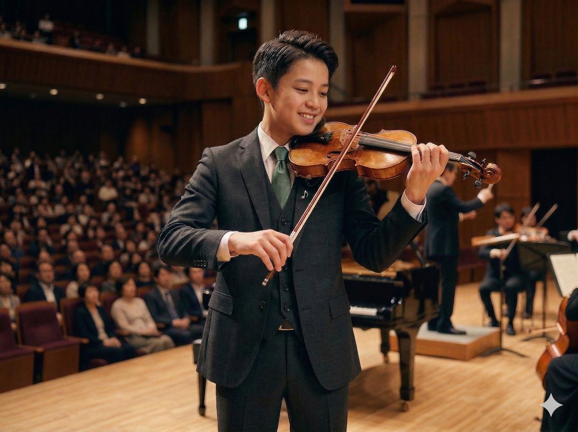 《青少年西裝》成長過程中，參加正式活動需要的合身西裝。