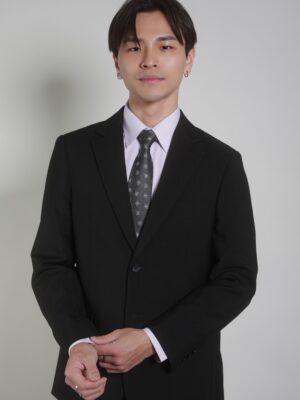 81150-1A 黑色成套西裝實拍照