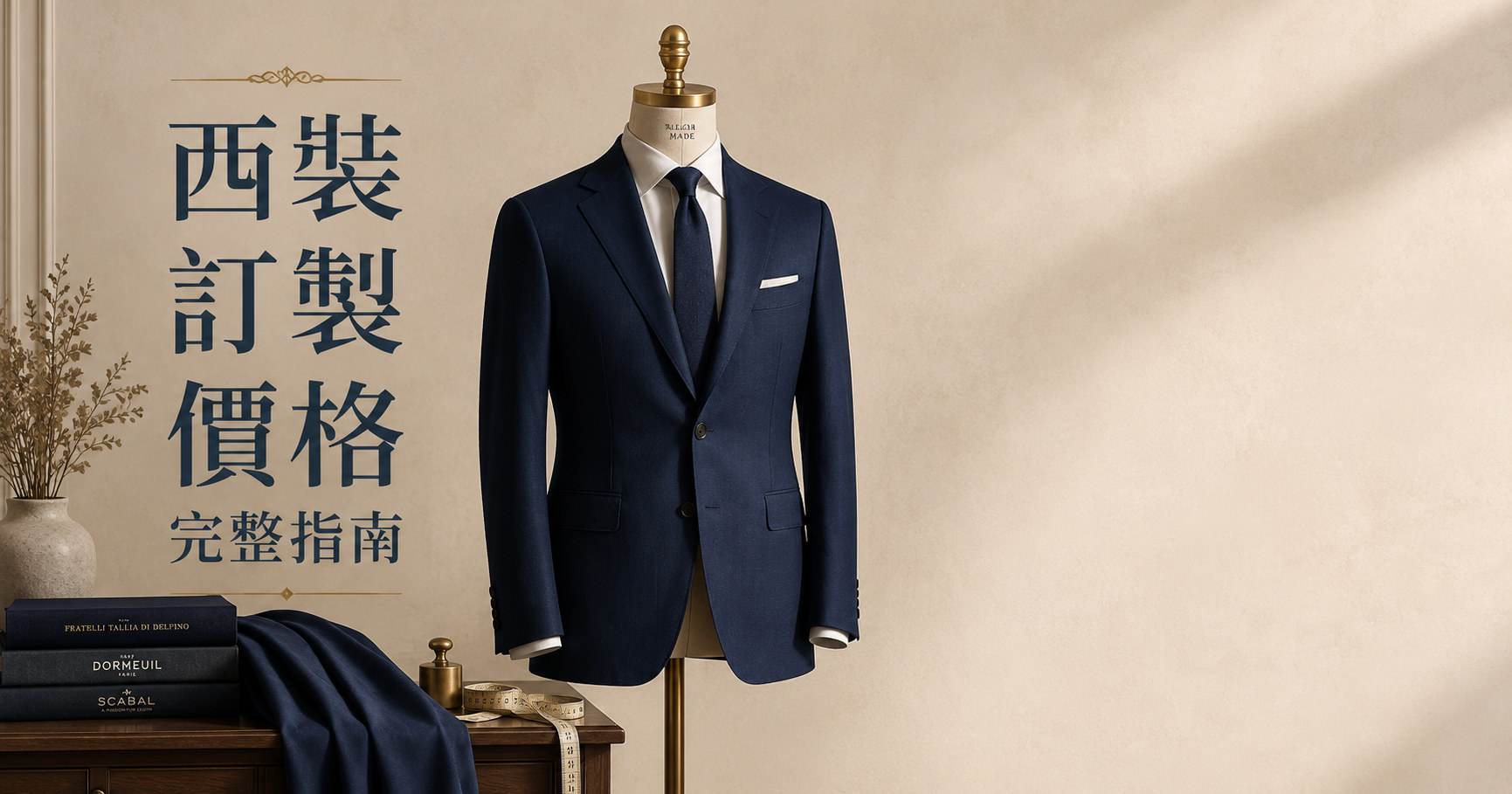 西裝訂製價格完整指南 — 卡爾登西服訂製西裝展示